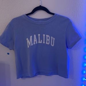 Brandy Melville blue Malibu top
